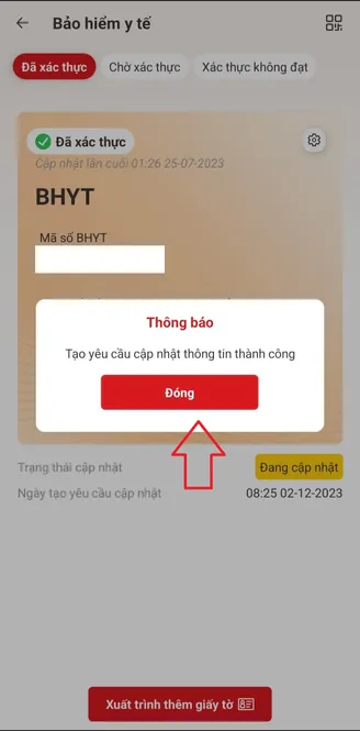 Cách cập nhật thông tin BHYT trên ứng dụng VNeID