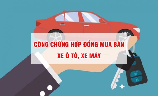 ký nháy công chứng hợp đồng xe