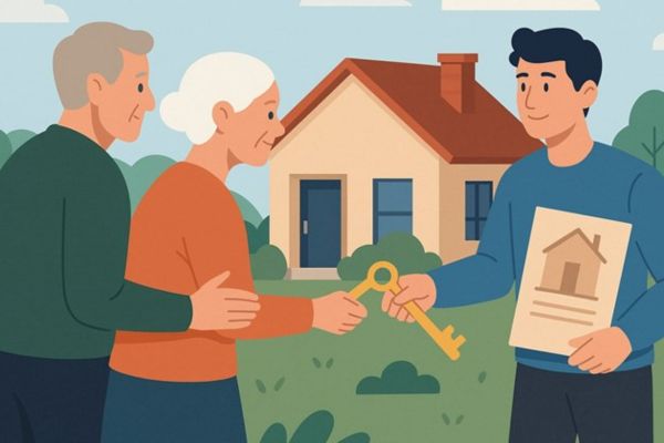 Khi một bên để lại tài sản cho người khác trong di chúc
